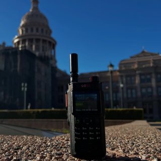Operating my @btech_radios UV-Pro at the Texas Capitol today. It’s awesome having UT repeaters in range. #hamradio #gmrs #offgrid #offgridtechnology #btech